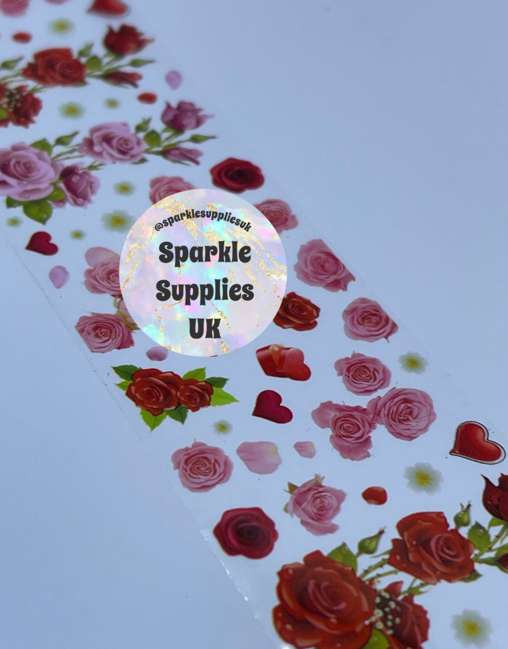Roses Valentines Transfer Foil