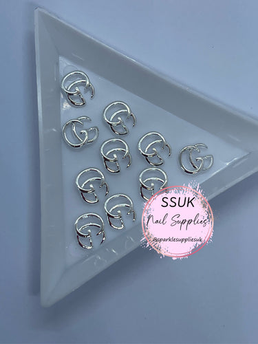 Logo Charms Silver #3 (Pack of 10 Charms)