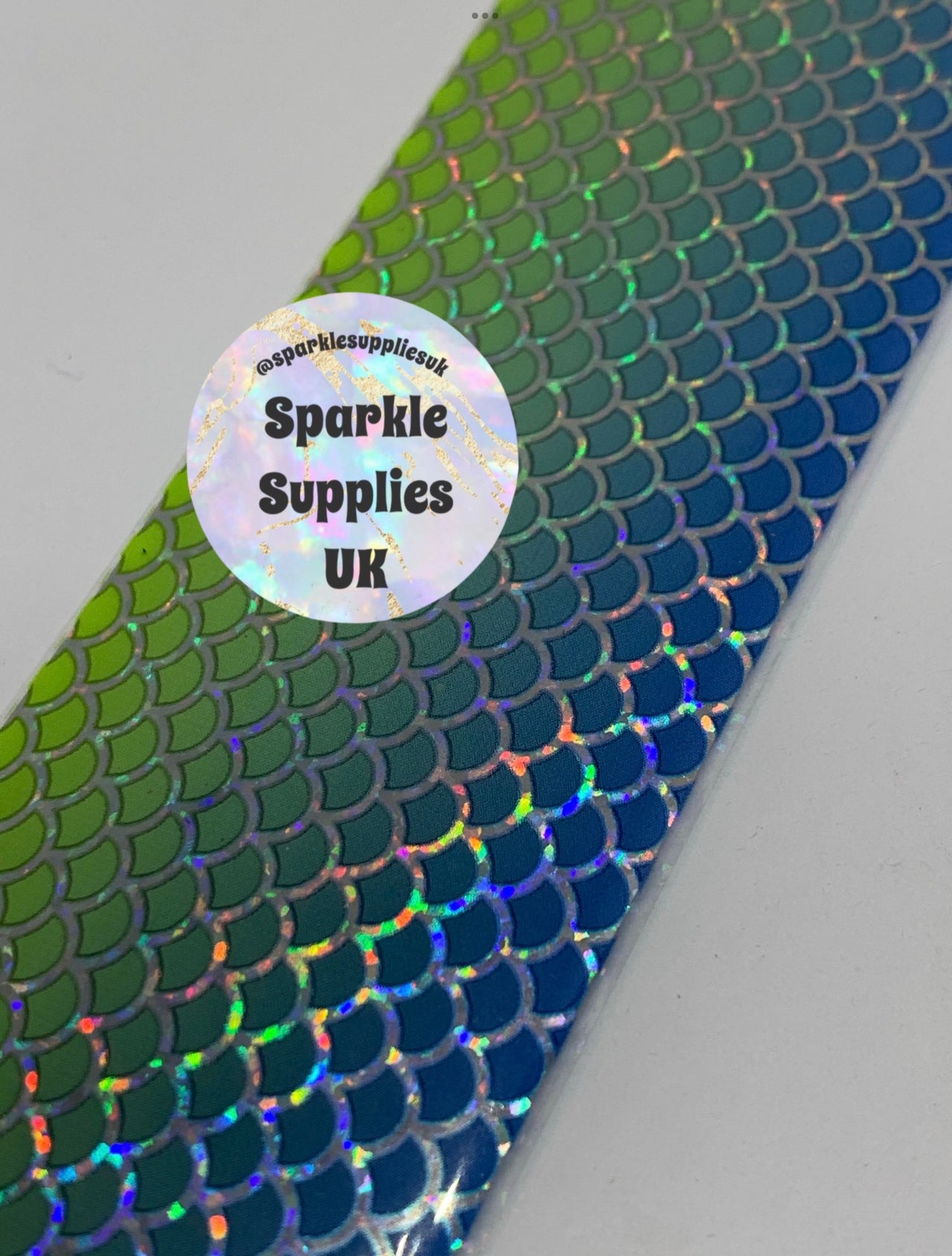 Holographic Mermaid Transfer Foil