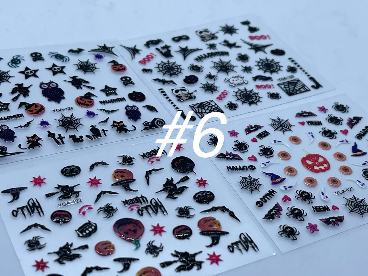 Halloween Stickers #6 4pk