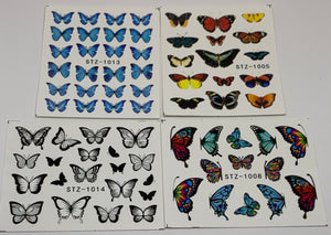 Butterfly Decals (4 Pack)