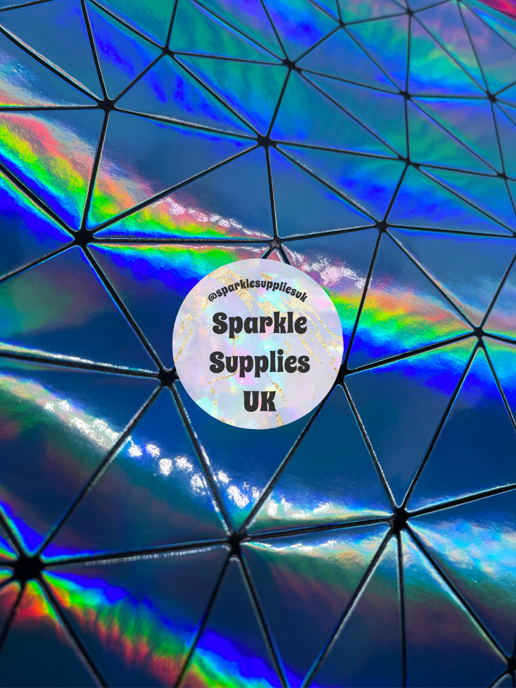 Beautiful Aqua Holographic Display May (A4)