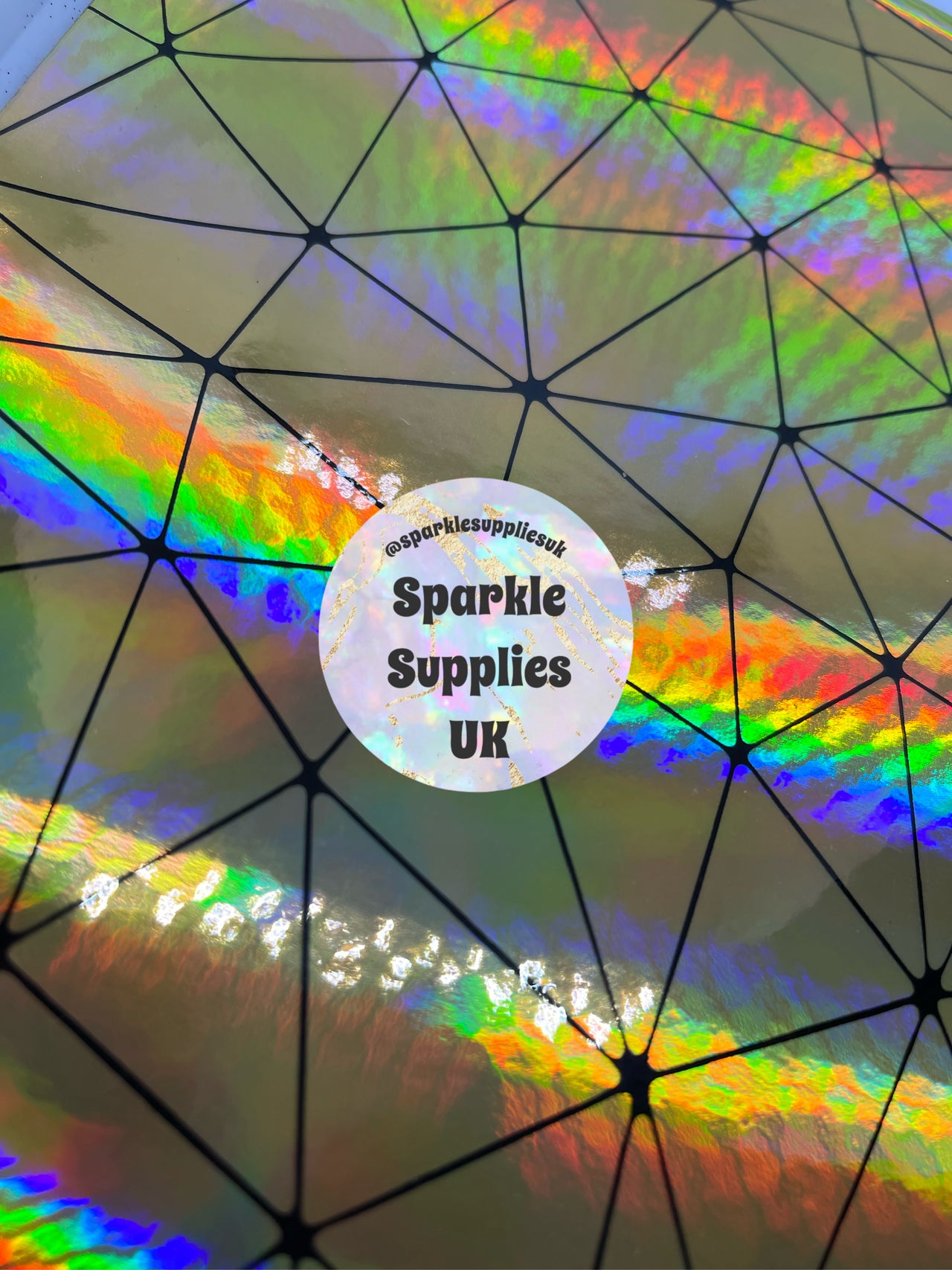 Beautiful Gold Holographic Display Mat (A4)