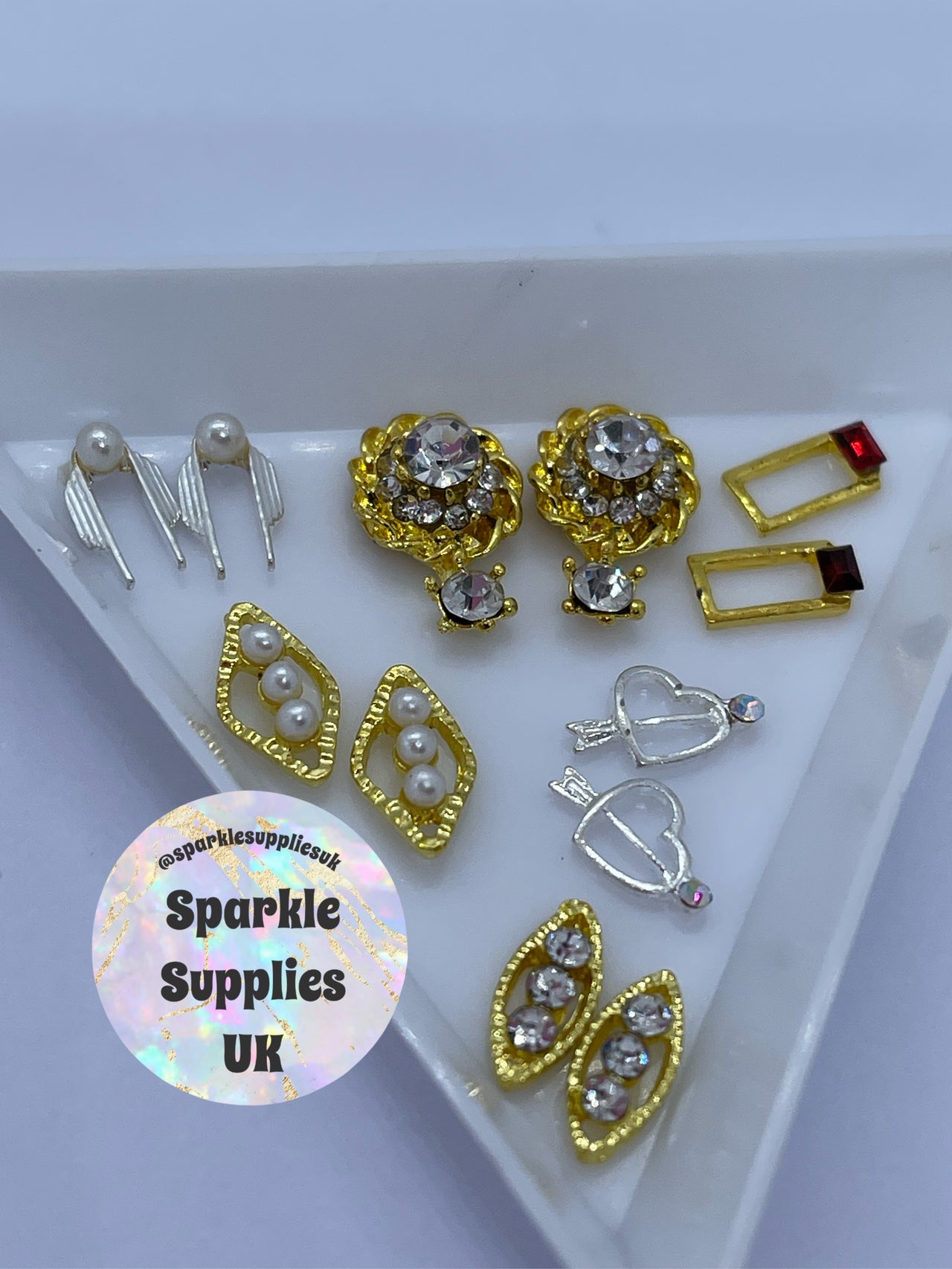 Diamante Nail Charms (Mix 47)