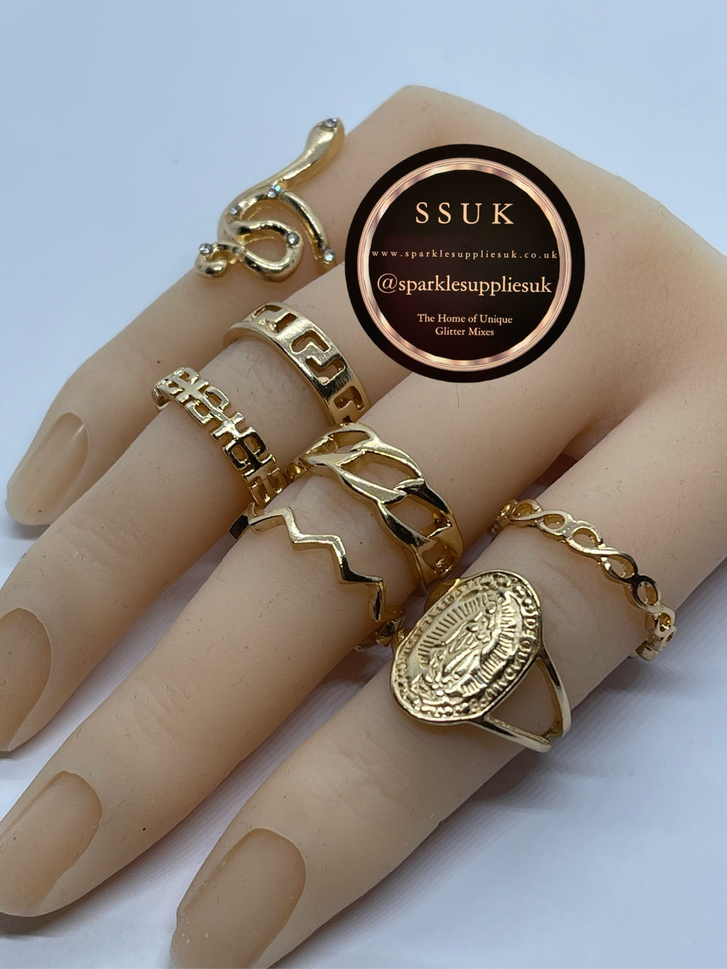 Boho Dress Rings (pack of 19 - all 3 photos)