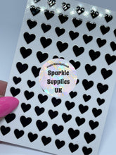 Heart Stickers Metallic/Matte (Various)