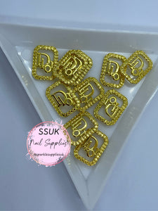 Logo Charms Gold #6 (Pack of 10 Charms)