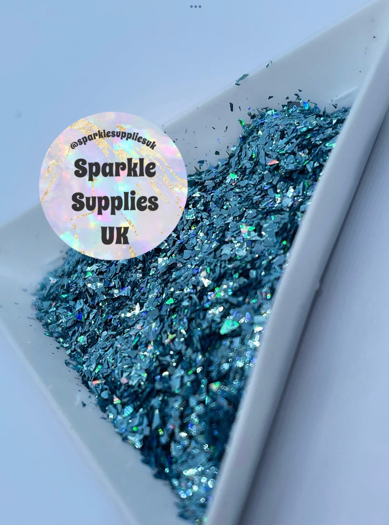 Aqua Ultra Glitter Flakes