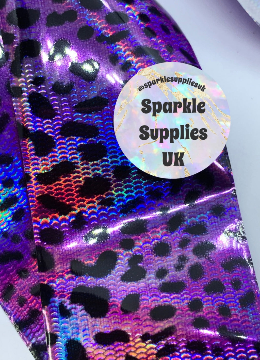 Purple Leopard Laser Transfer Foil