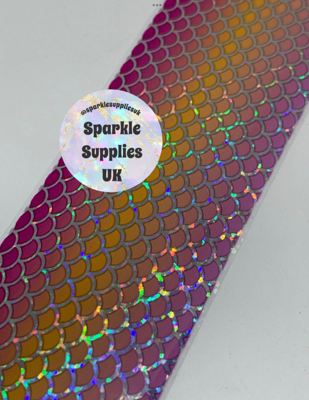 Holographic Mermaid Transfer Foil (1 Metre Length)