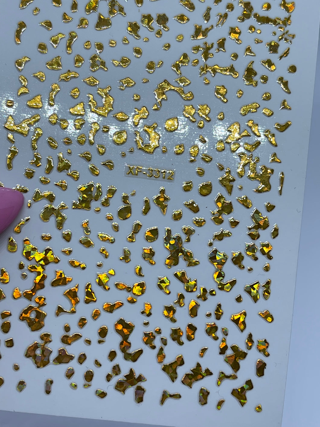 Holo Gold Fragments Sticker