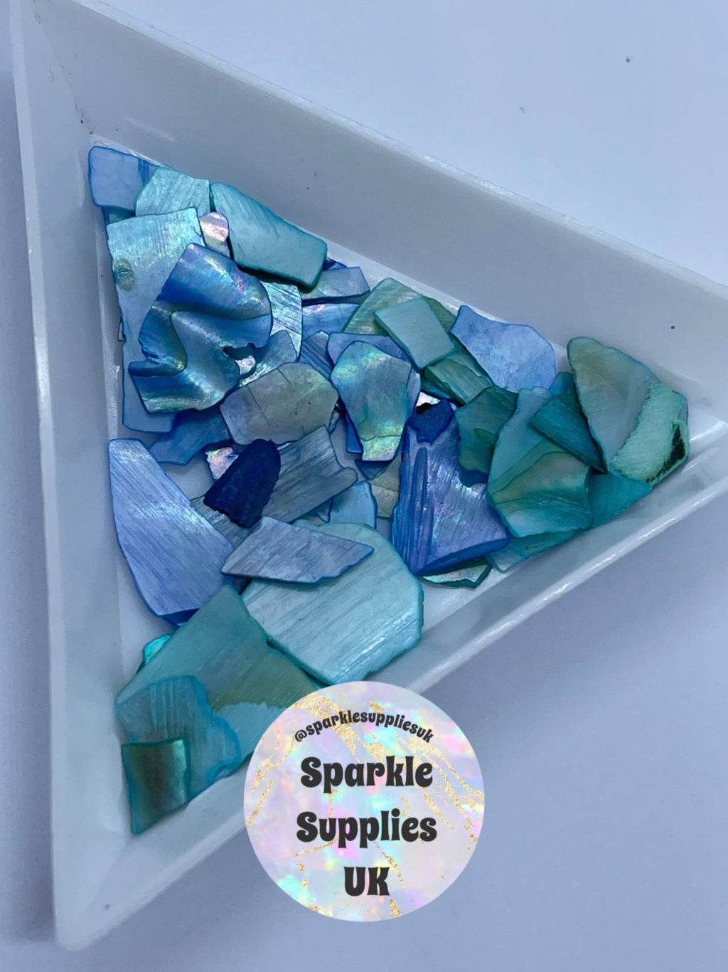 Mixed Shell Pieces - Blue & Green