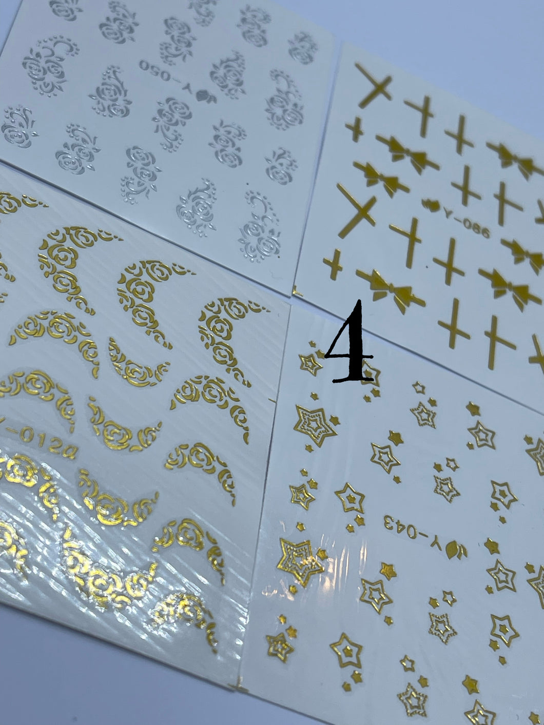 Metallic Decal 4 Pack (4)