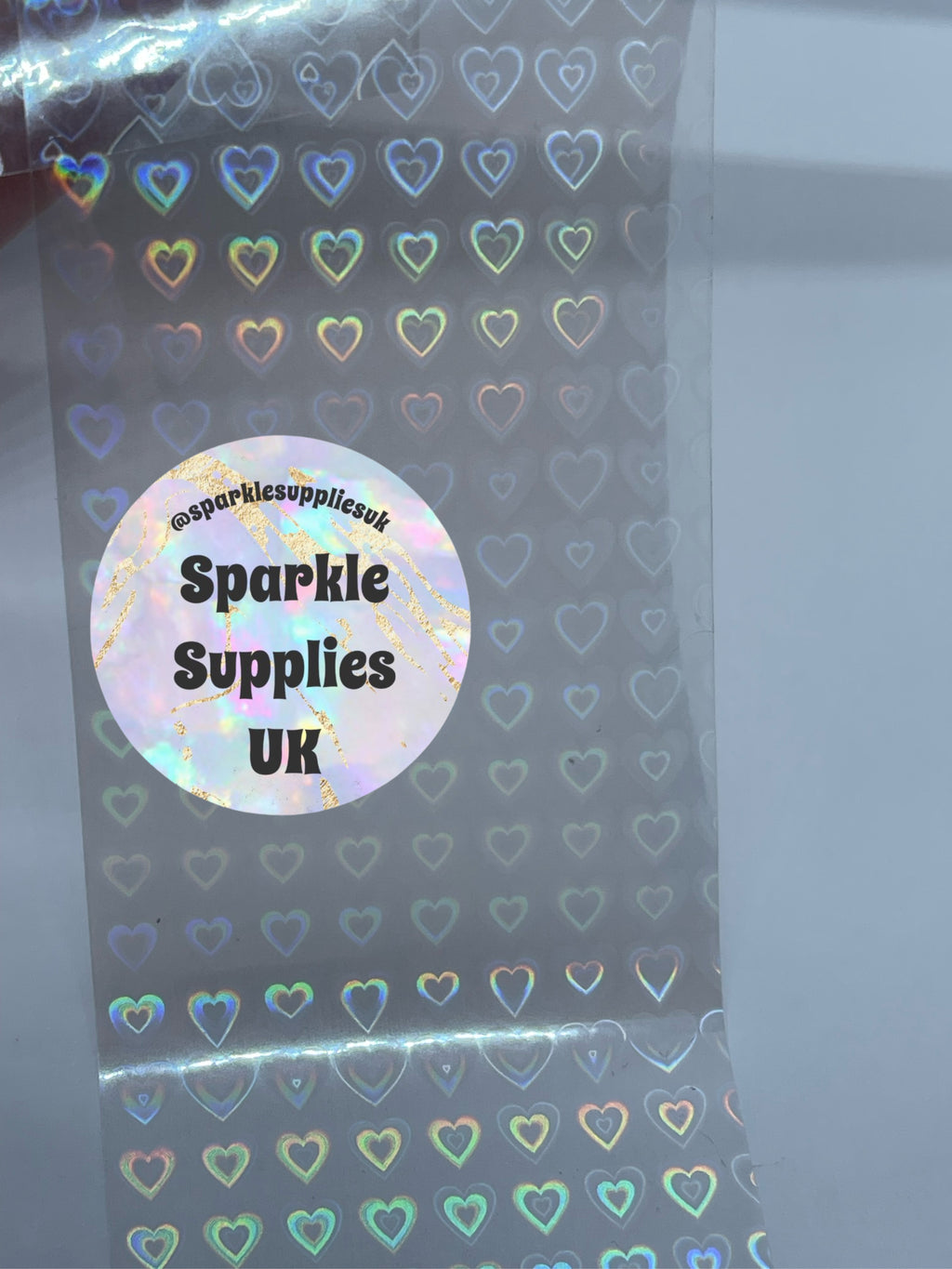 Holo Heart Transfer Foil